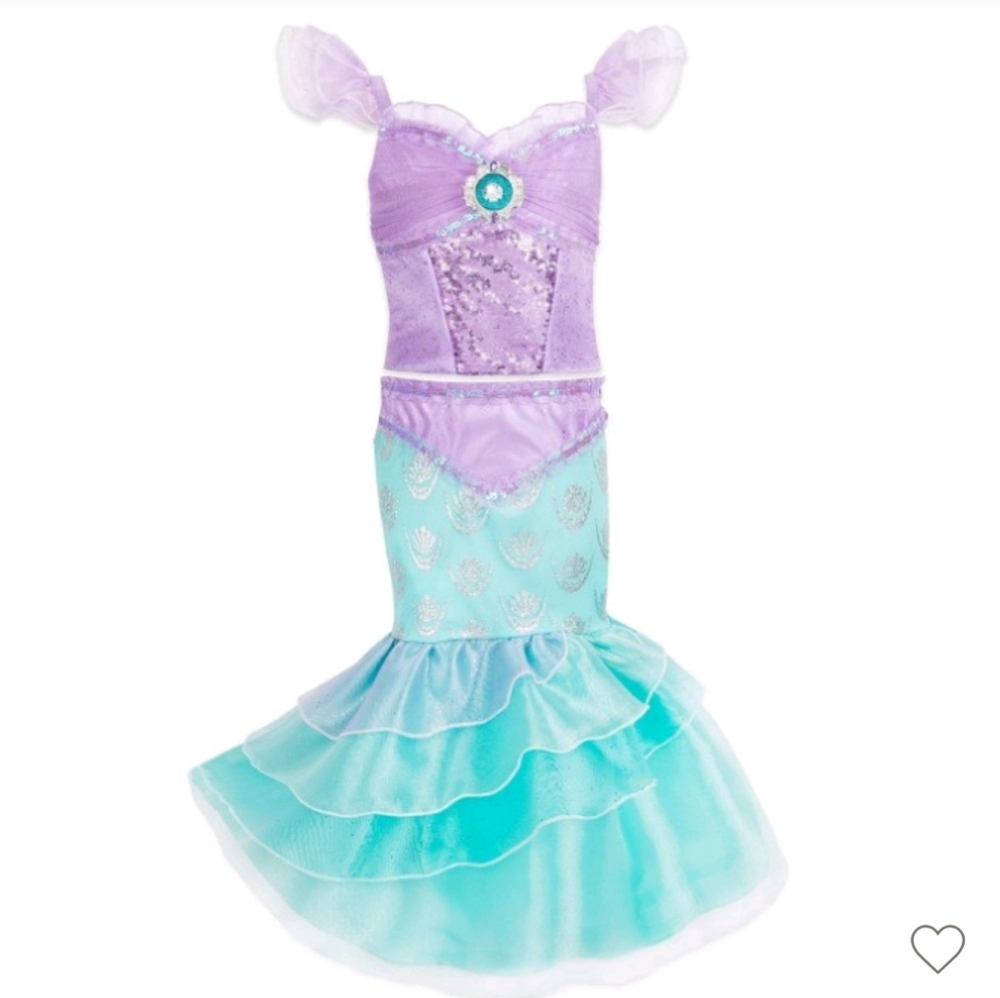 Disney Store The Little Mermaid Princess Ariel Costume 9/10